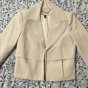White Black blazer, size 2p, like new